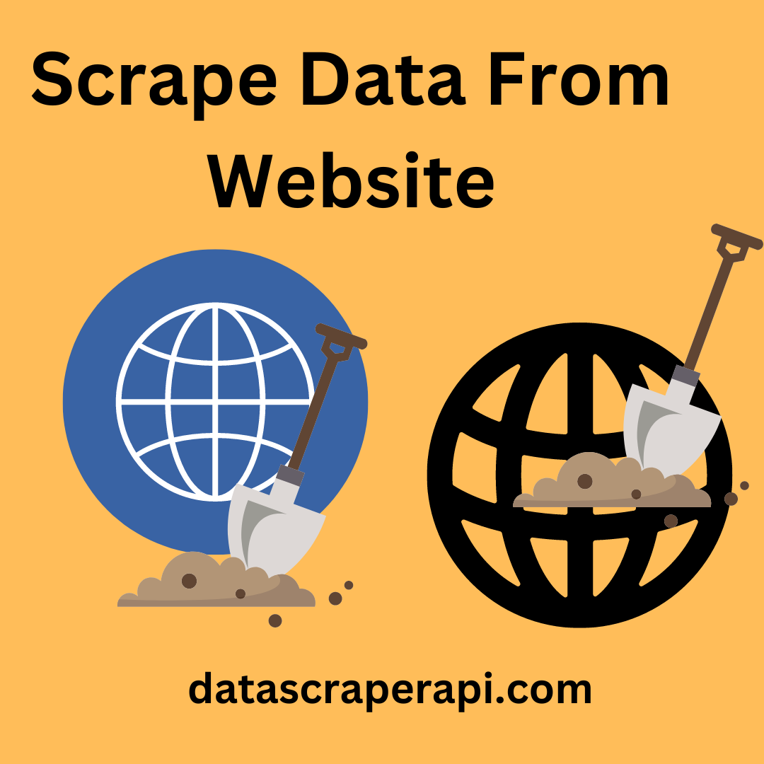 scrape data from website