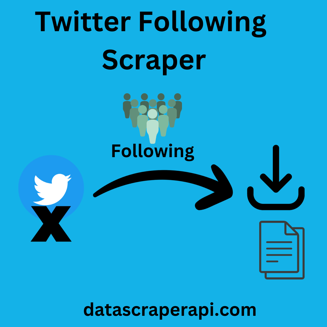 twitter following scraper
