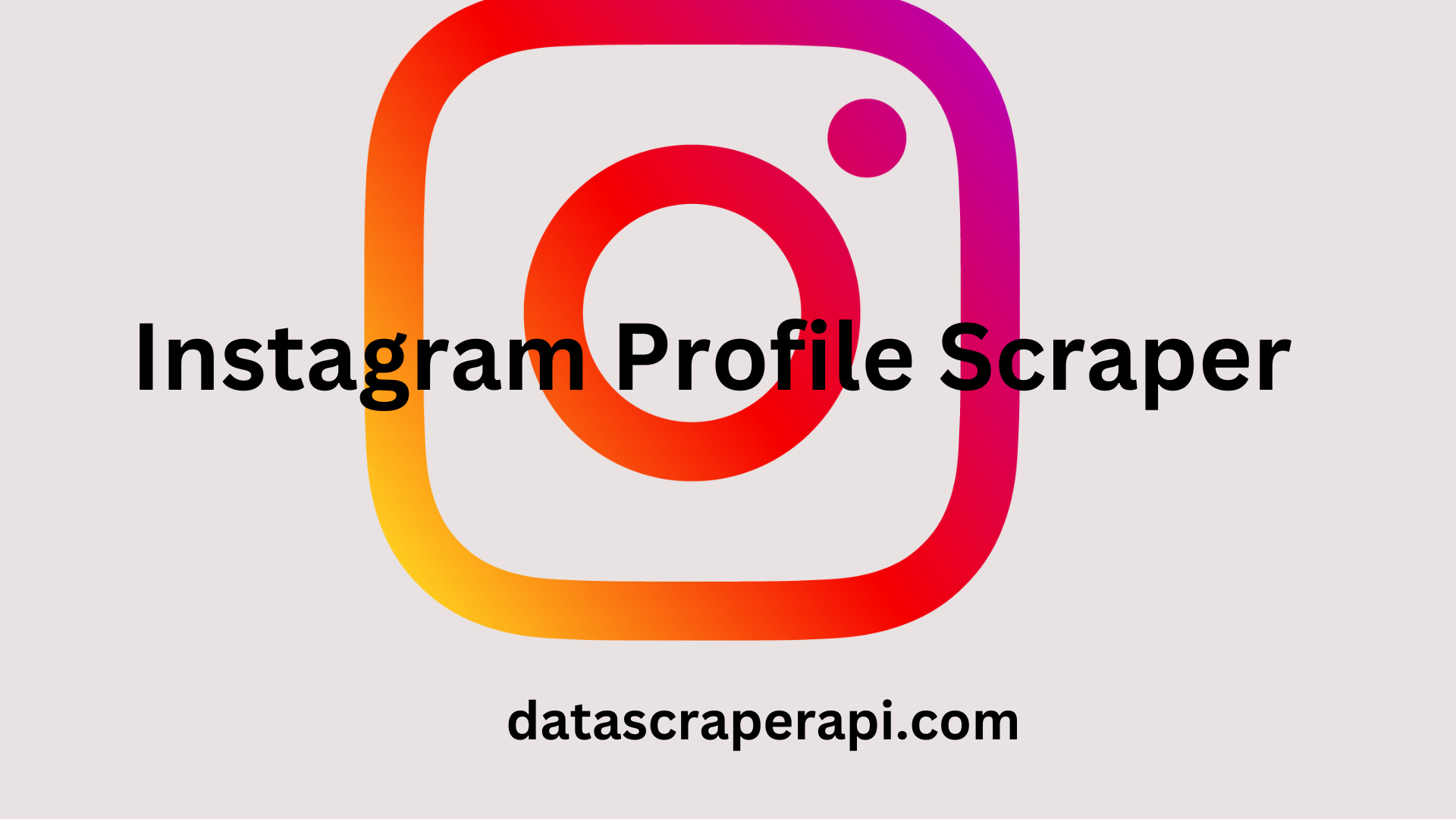 instagram profile scraper